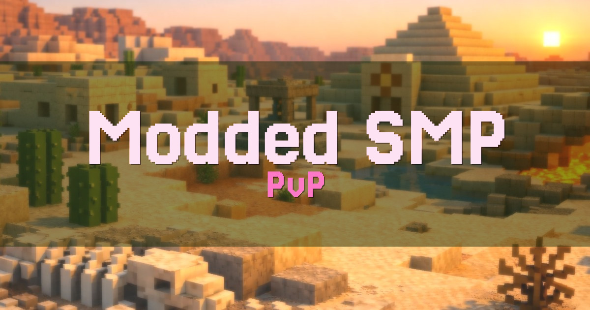 Modded SMP PvP Minecraft server