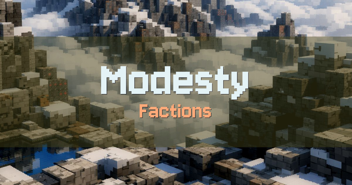 Modesty Factions Minecraft server