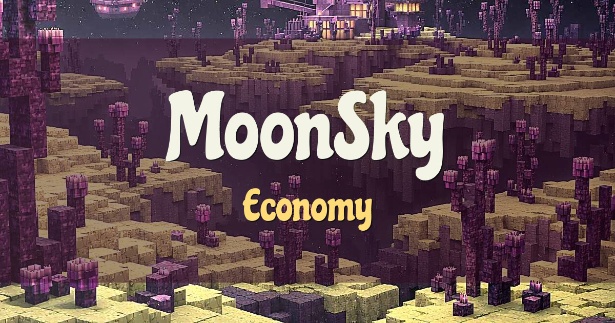 MoonSky Economy Minecraft server