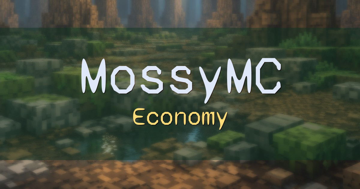 MossyMC Economy Minecraft server