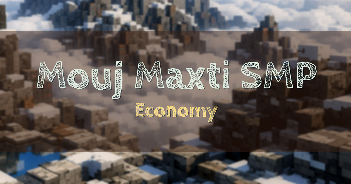Mouj Maxti SMP Economy Minecraft server