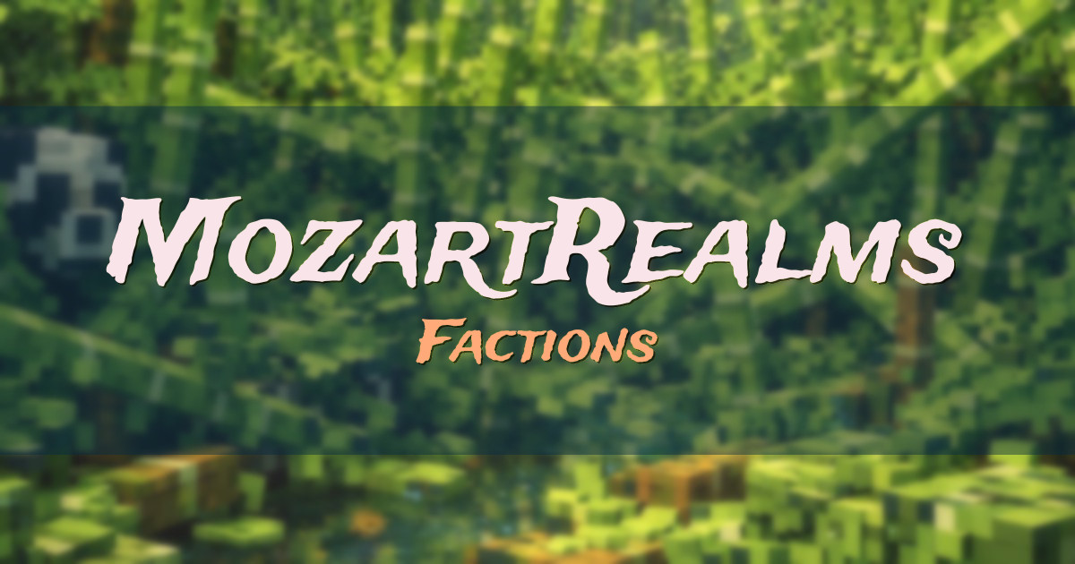 MozartRealms Factions Minecraft server