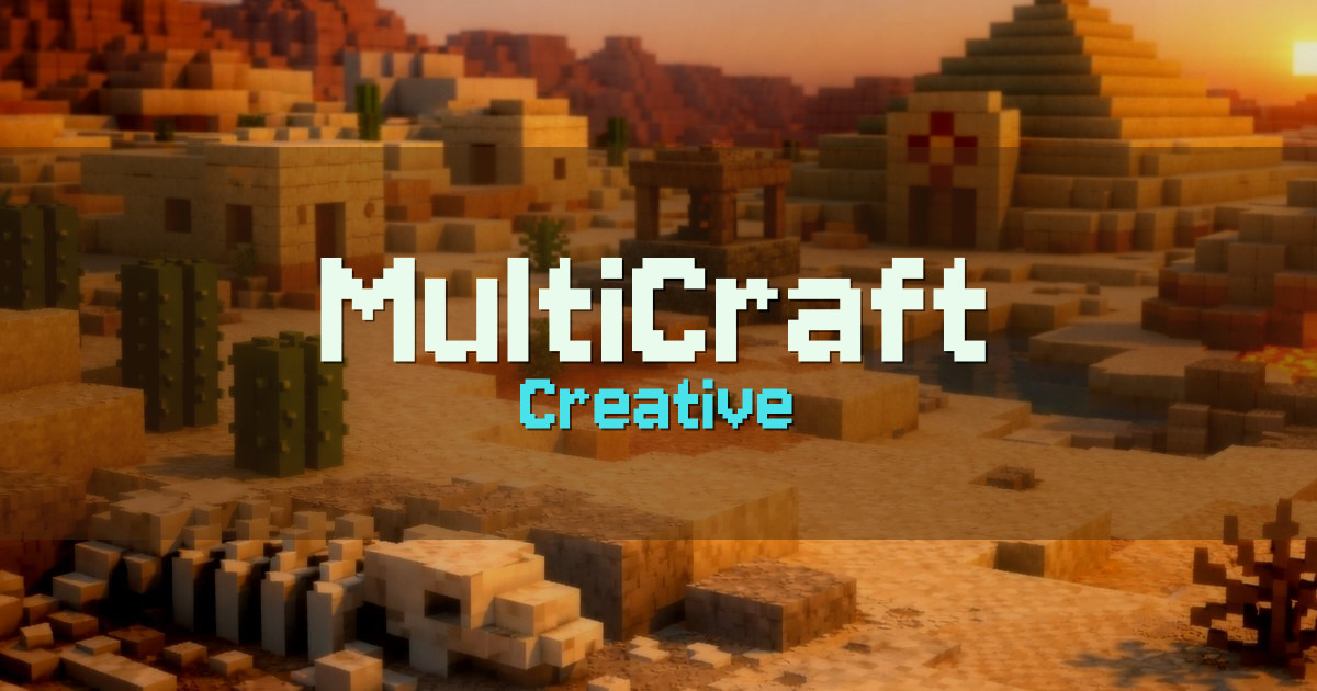 MultiCraft Creative Minecraft server