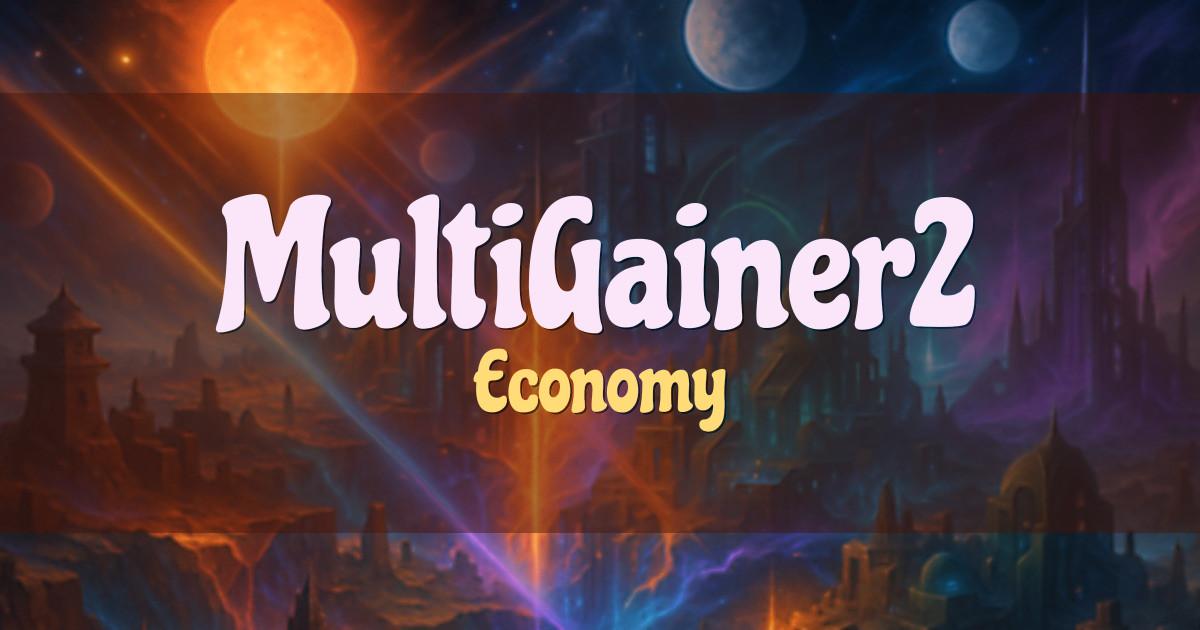 MultiGainer2 Economy Minecraft server
