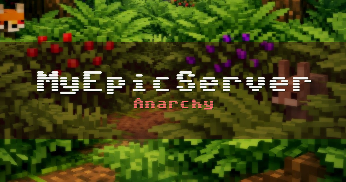 MyEpicServer Anarchy Minecraft server