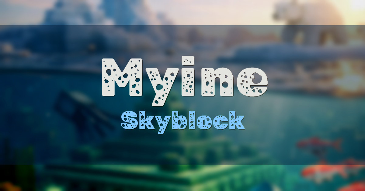 Myine Skyblock Minecraft server