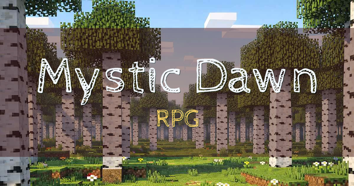 Mystic Dawn RPG Minecraft server