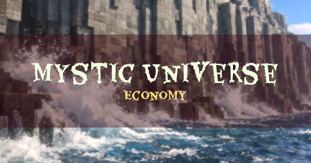 Mystic Universe Economy Minecraft server