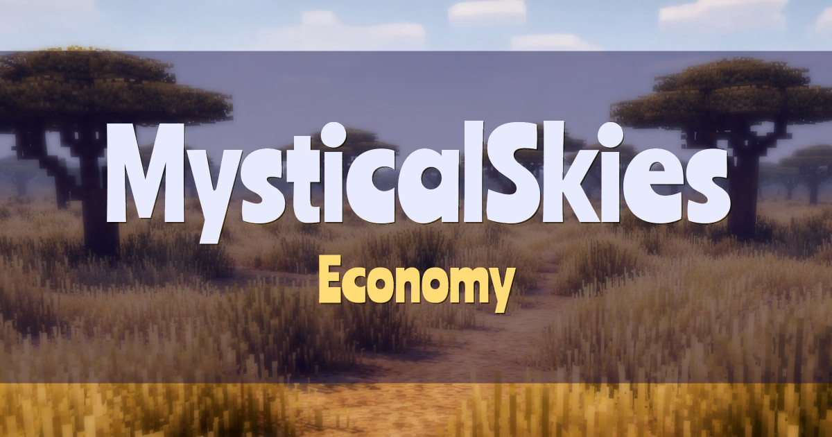 MysticalSkies Economy Minecraft server