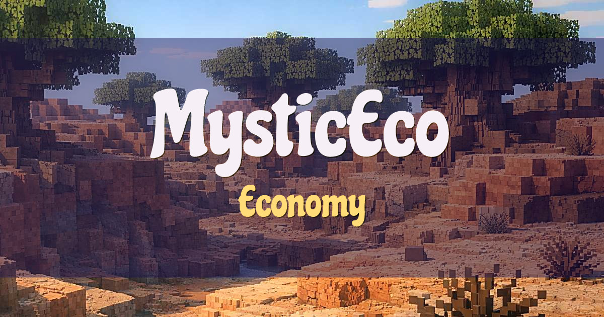 MysticEco Economy Minecraft server