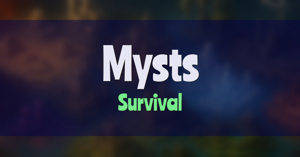 Mysts Survival Minecraft server
