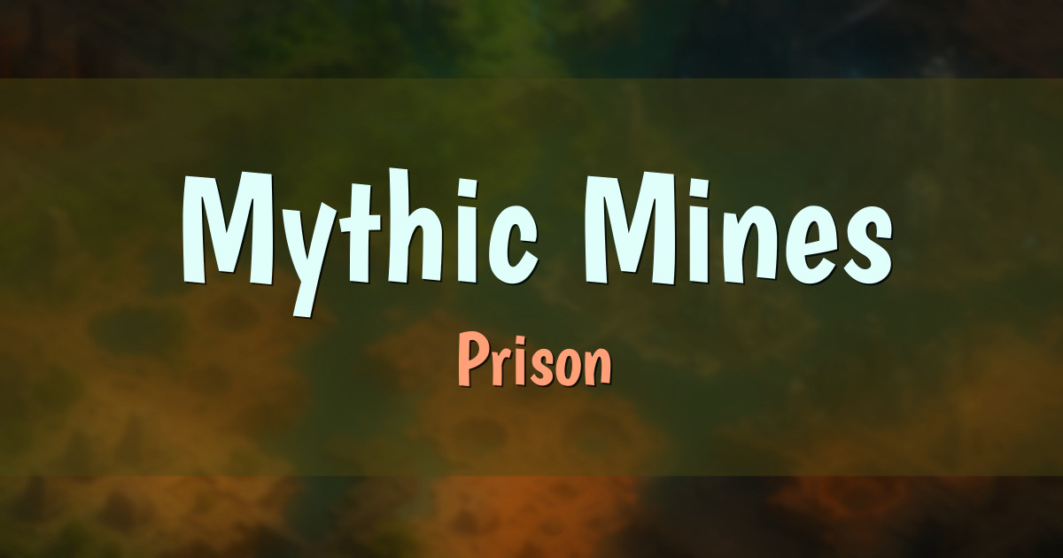 Mythic Mines Prison Minecraft server