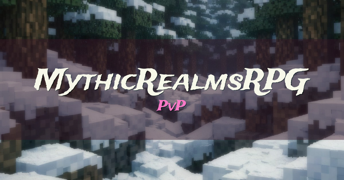MythicRealmsRPG PvP Minecraft server