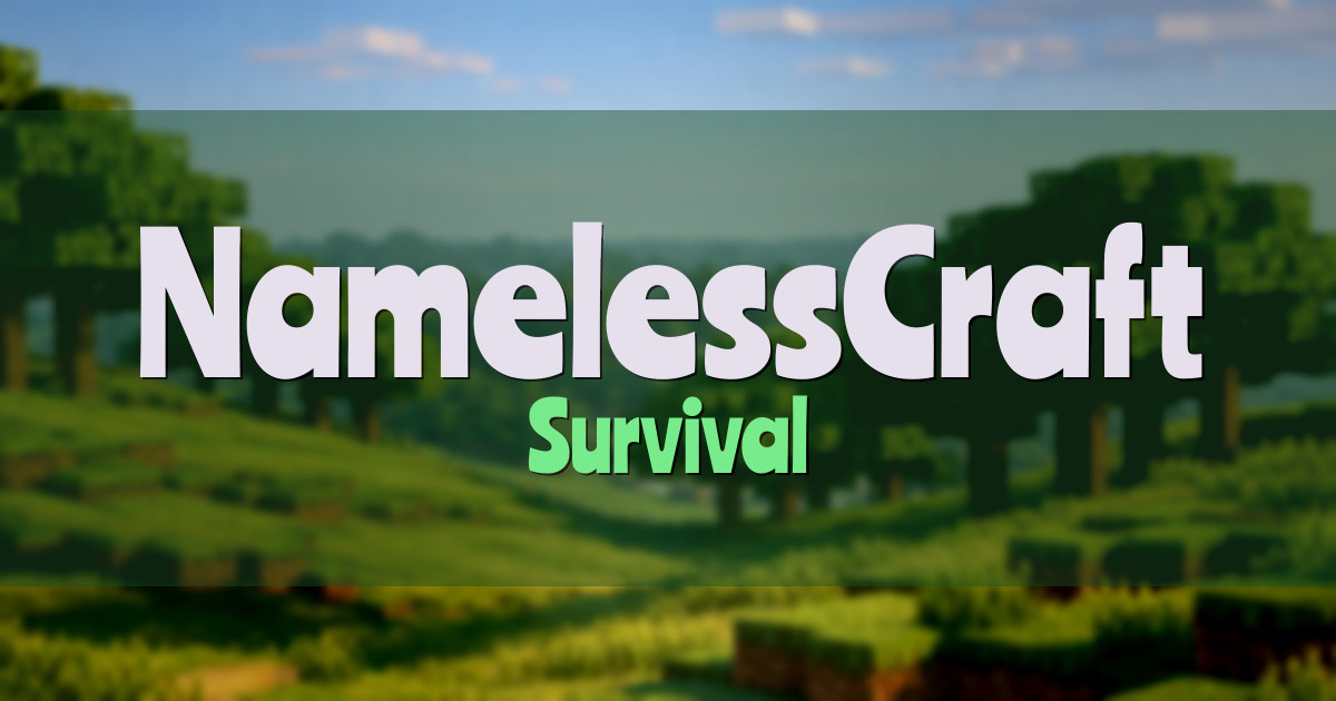 NamelessCraft Survival Minecraft server