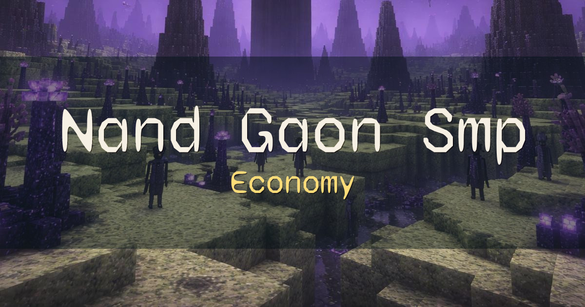 Nand Gaon Smp Economy Minecraft server