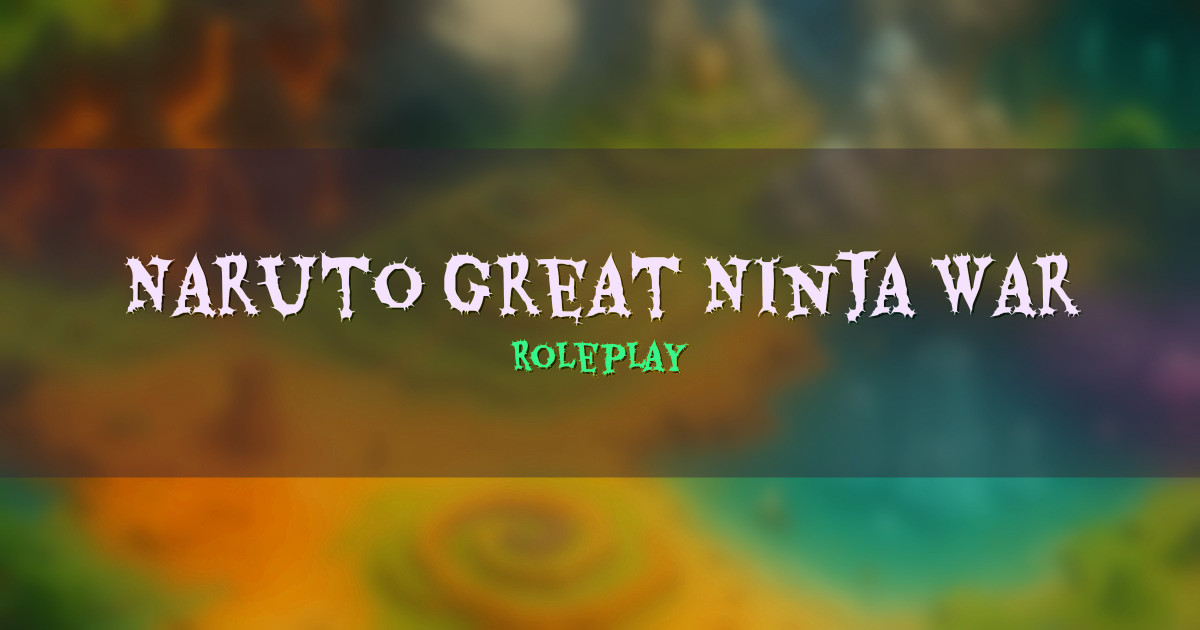 Naruto Great Ninja War Roleplay Minecraft server