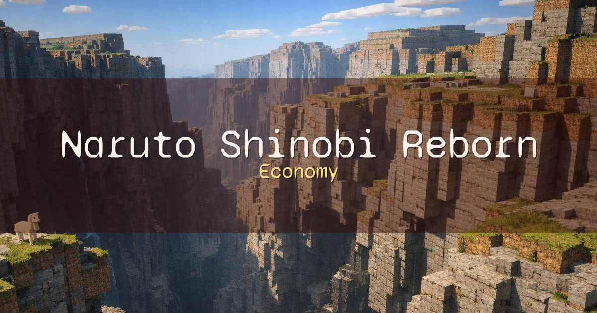 Naruto | Shinobi Reborn | Modded Economy Minecraft server