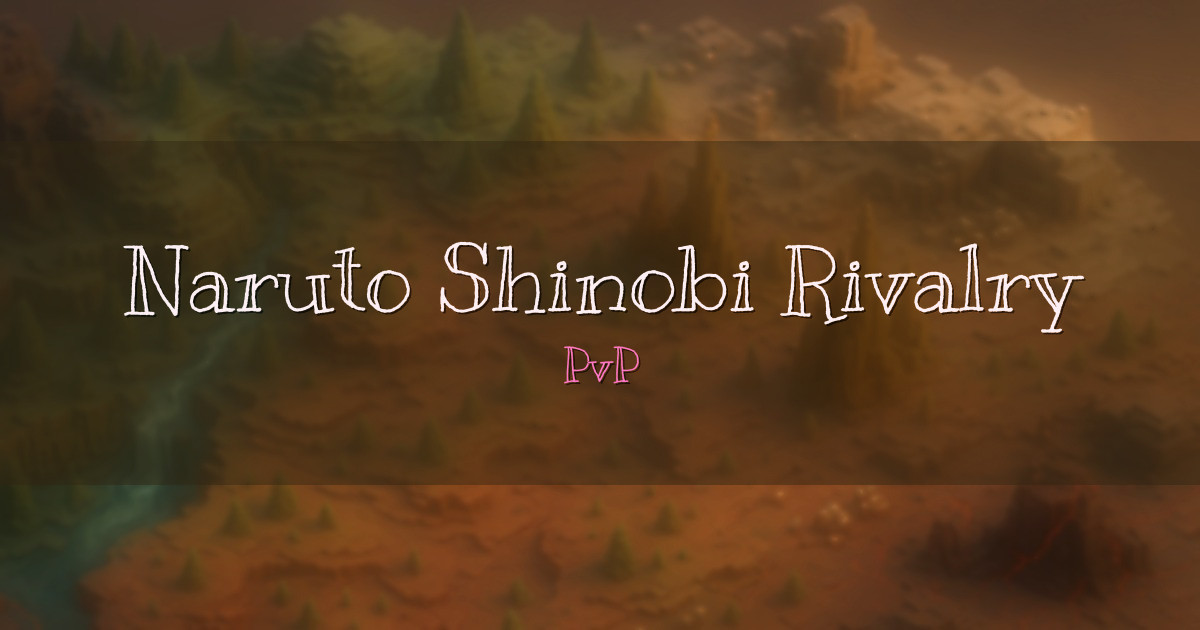 Naruto Shinobi Rivalry PvP Minecraft server