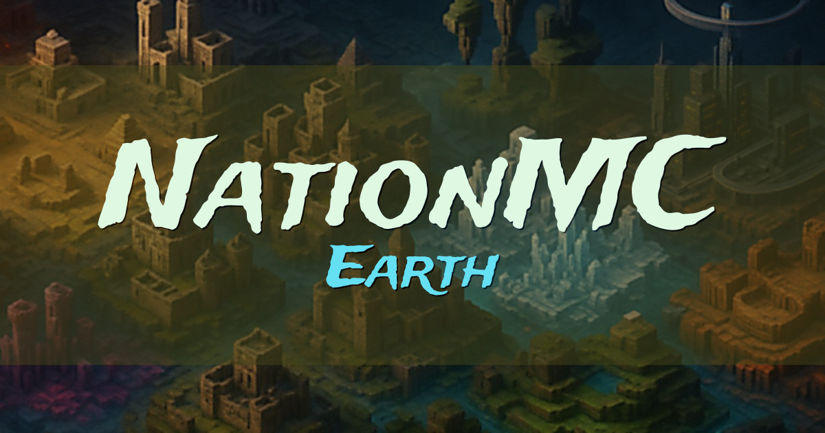 NationMC Earth Minecraft server