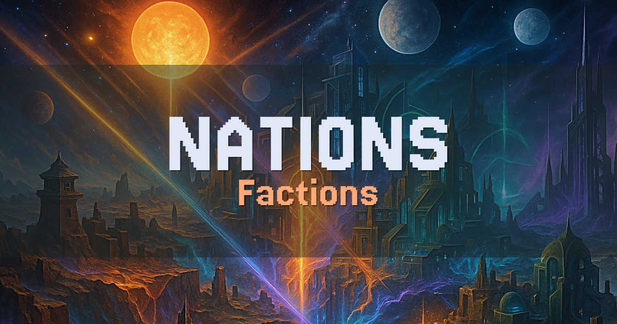 NATIONS Factions Minecraft server