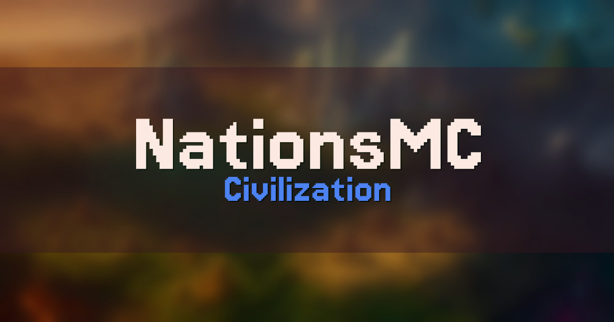 NationsMC Civilization Minecraft server