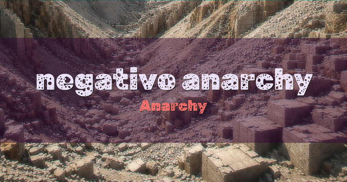 negativo anarchy Civilization Minecraft server