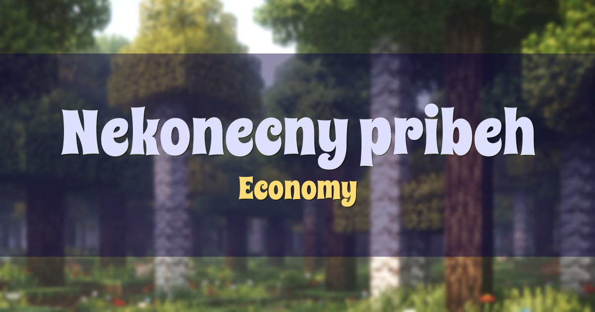 Nekonecny pribeh Economy Minecraft server