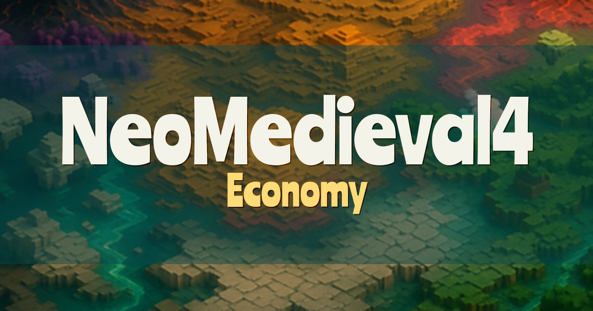 NeoMedieval4 Economy Minecraft server