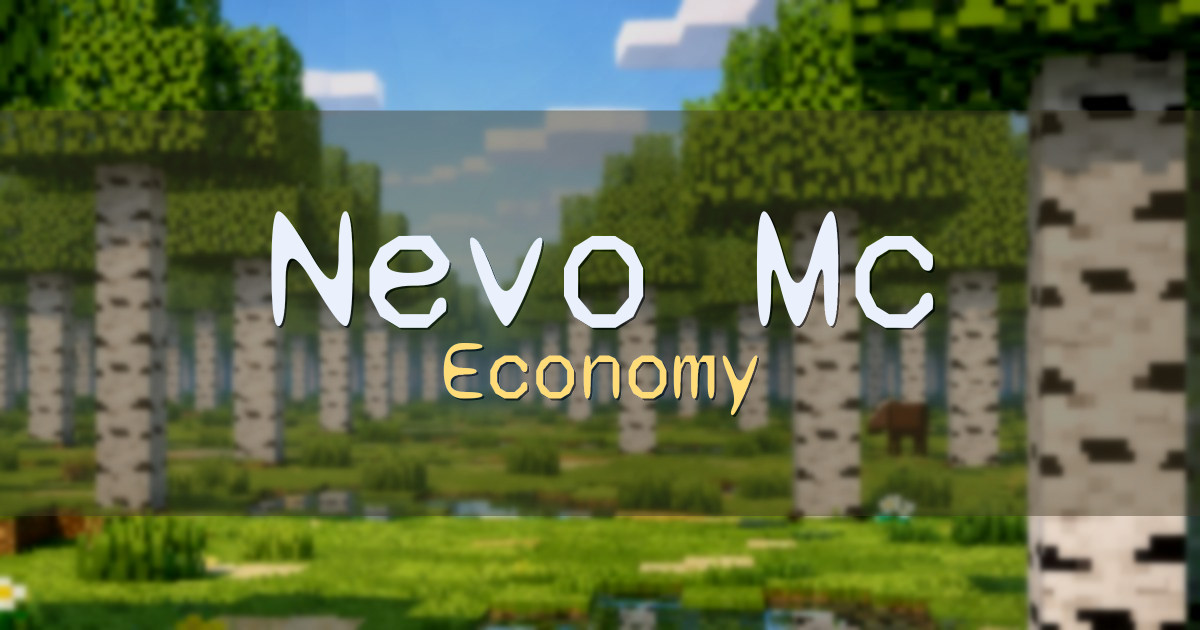 Nevo Mc Economy Minecraft server