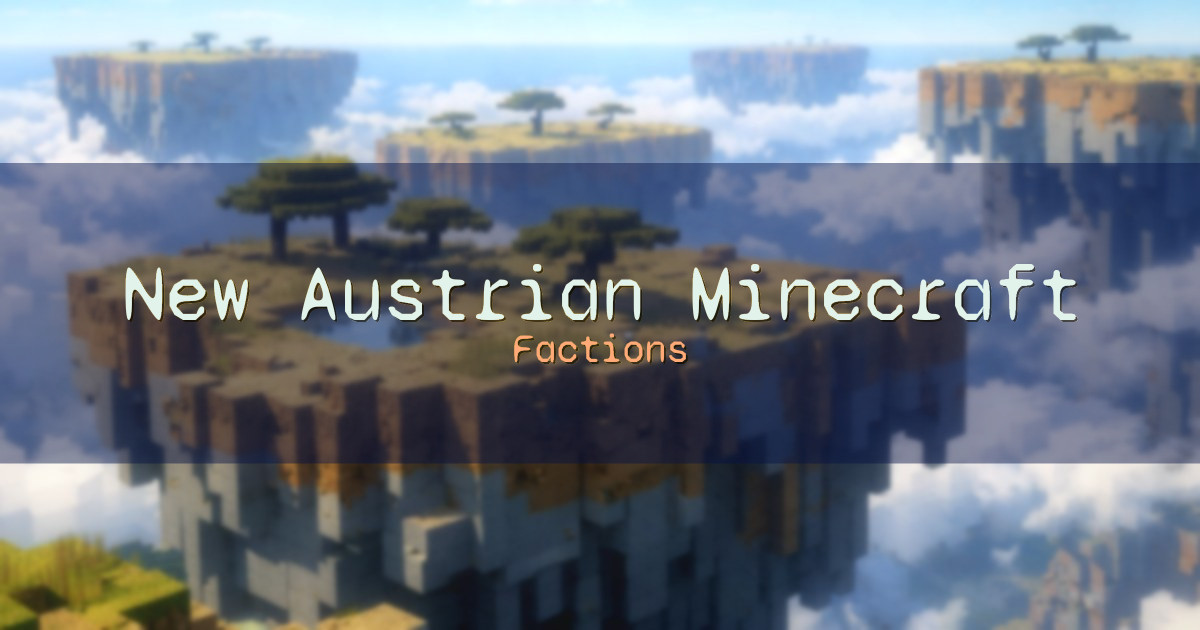 New Austrian Minecraft Factions Minecraft server