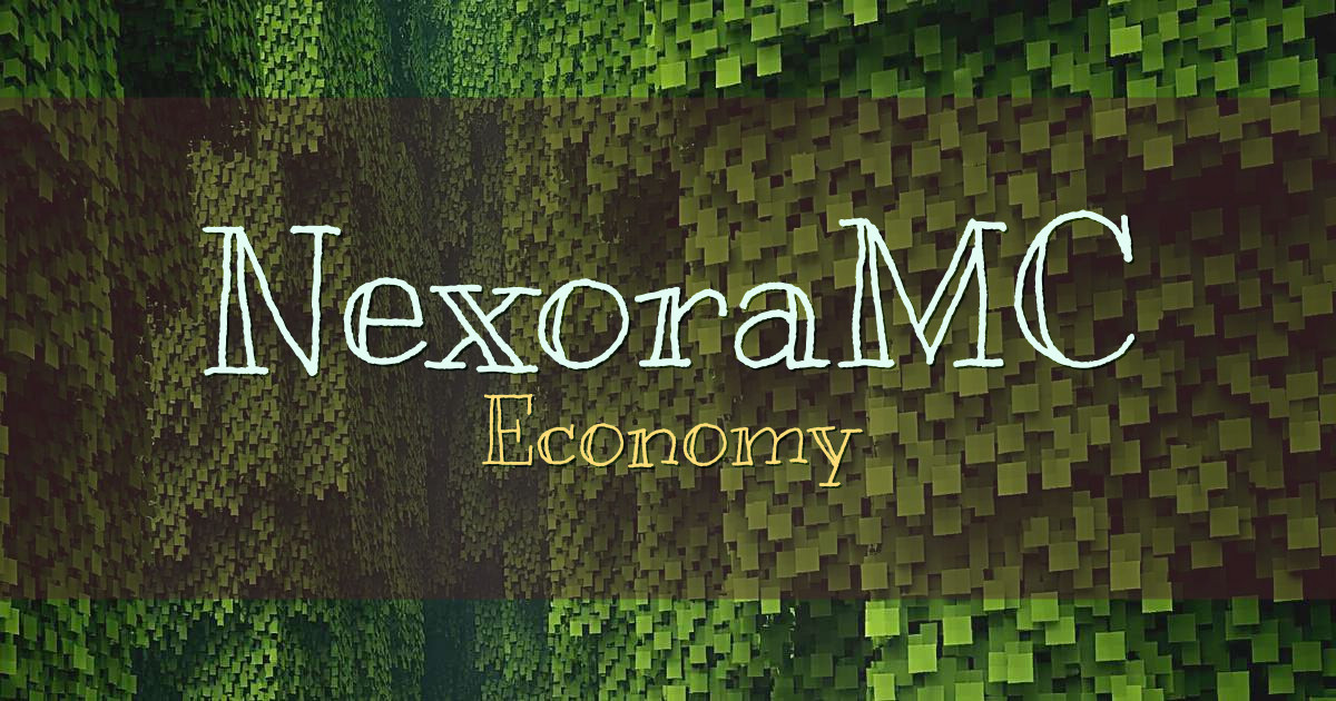 NexoraMC Economy Minecraft server