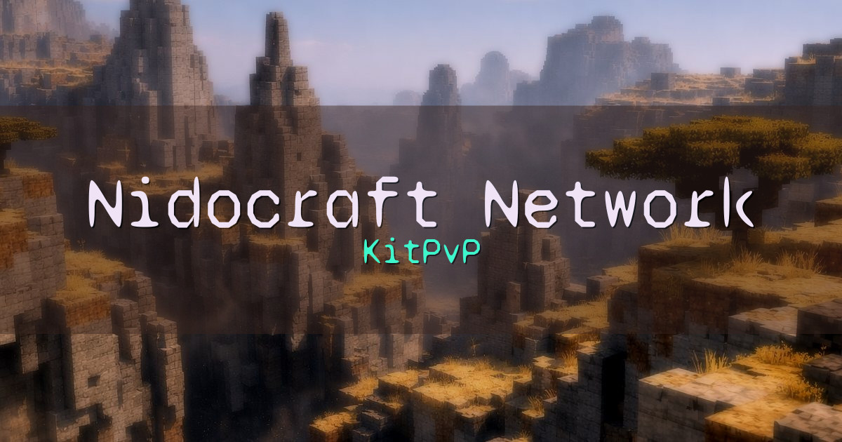 Nidocraft Network KitPvP Minecraft server