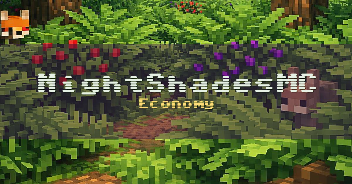 NightShadesMC Economy Minecraft server