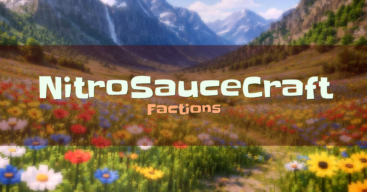 NitroSauceCraft Factions Minecraft server