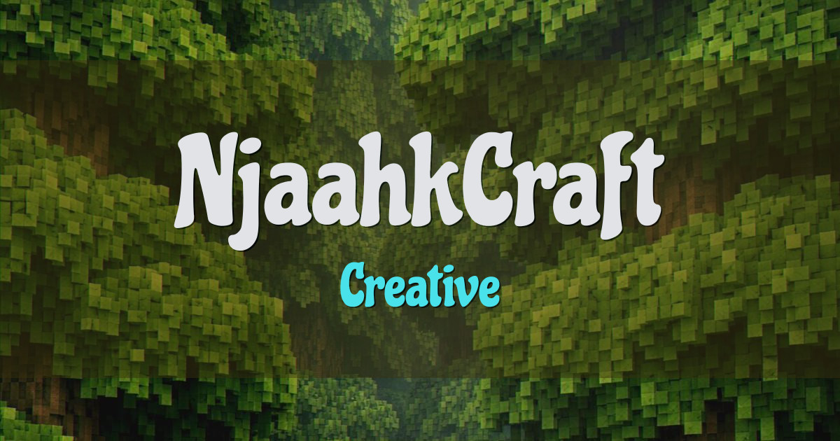 NjaahkCraft Creative Minecraft server