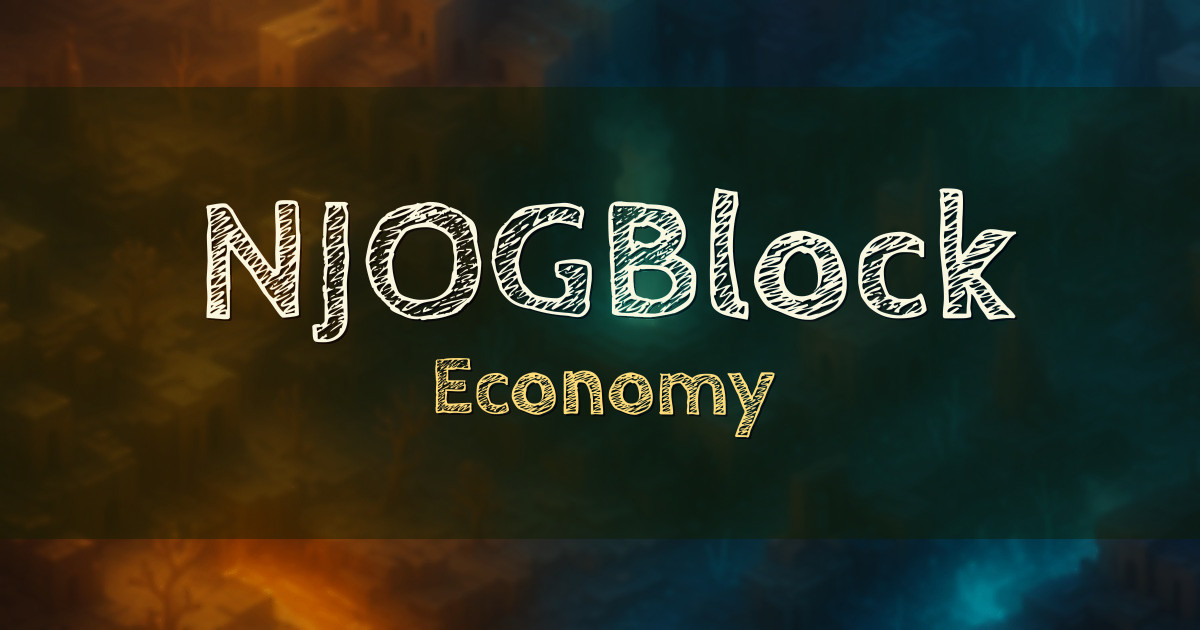NJOGBlock Economy Minecraft server