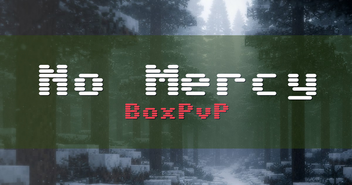 No Mercy BoxPvP Minecraft server