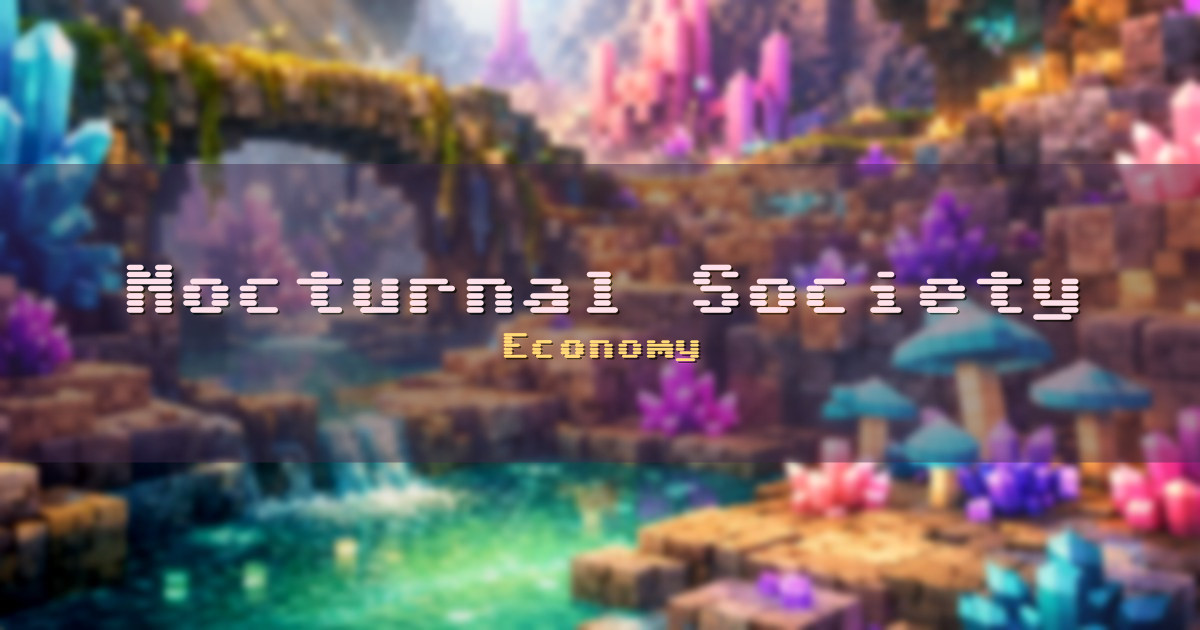 Nocturnal Society Economy Minecraft server