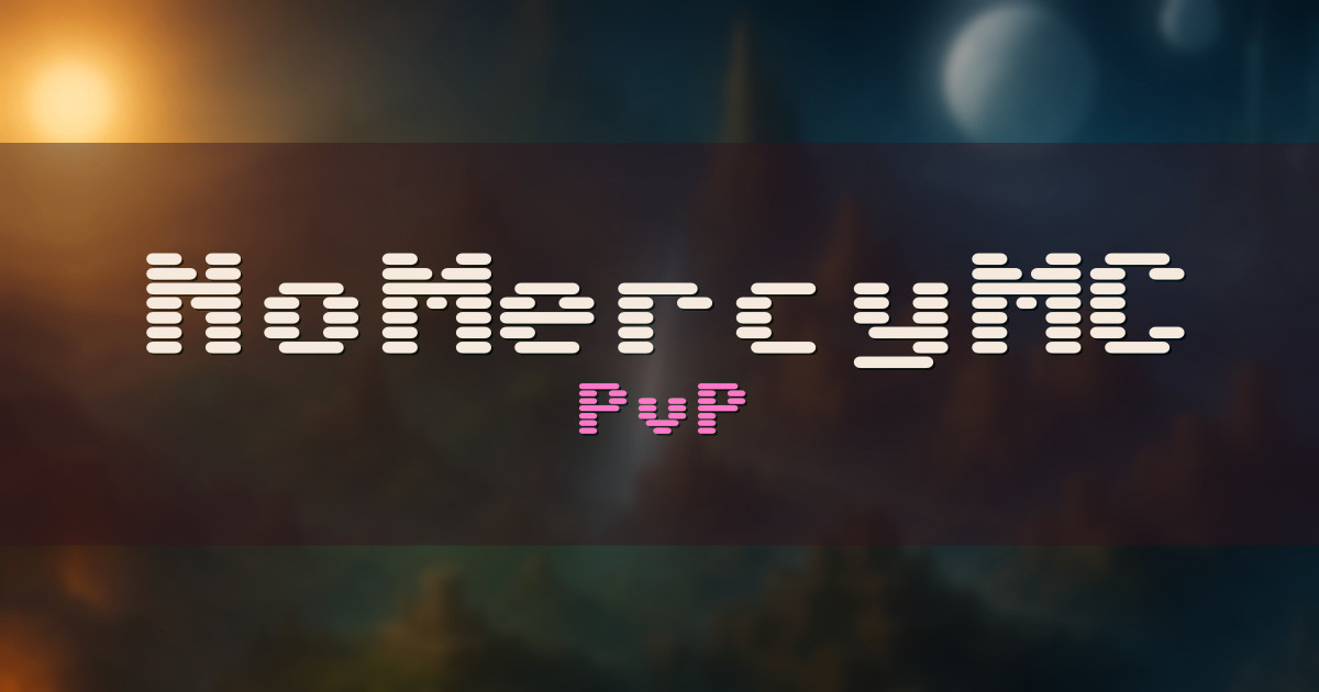NoMercyMC PvP Minecraft server