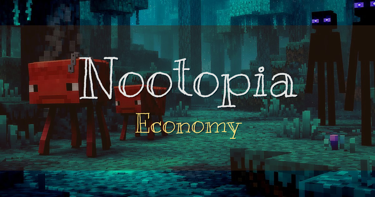 Nootopia Economy Minecraft server