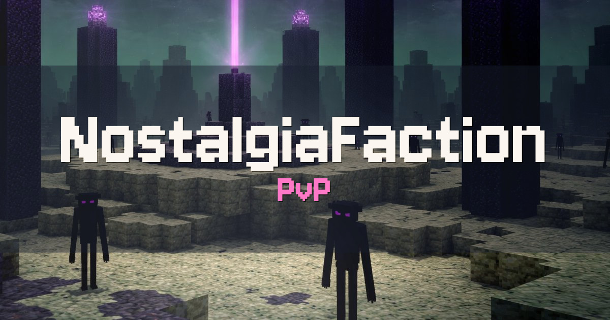 NostalgiaFaction PvP Minecraft server