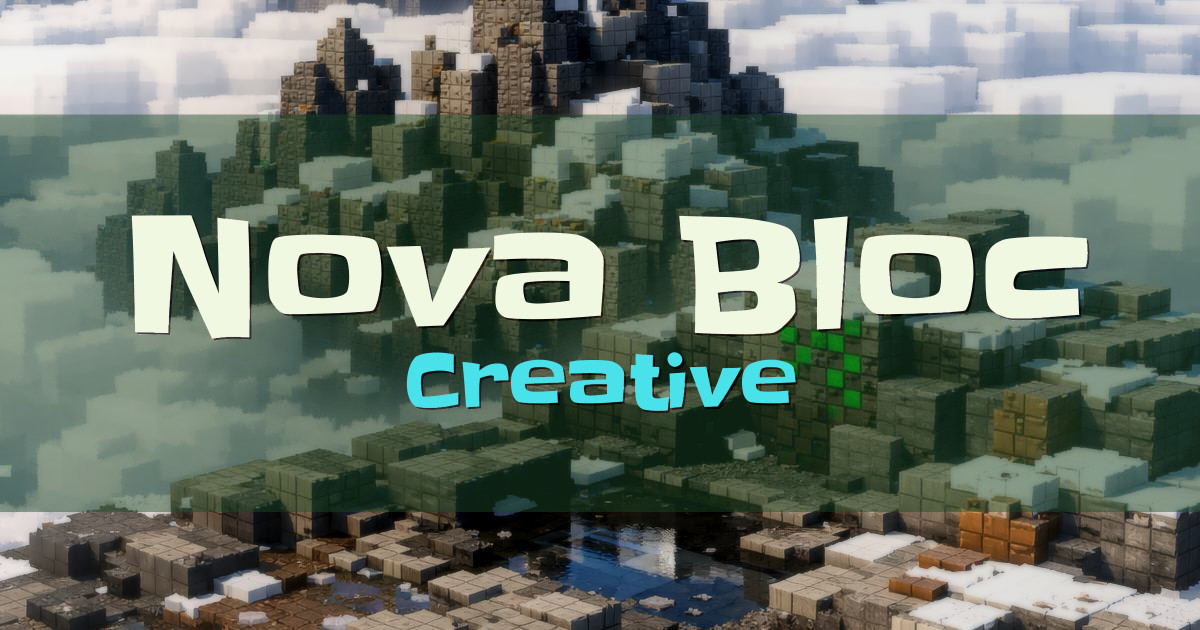 Nova Bloc Creative Minecraft server