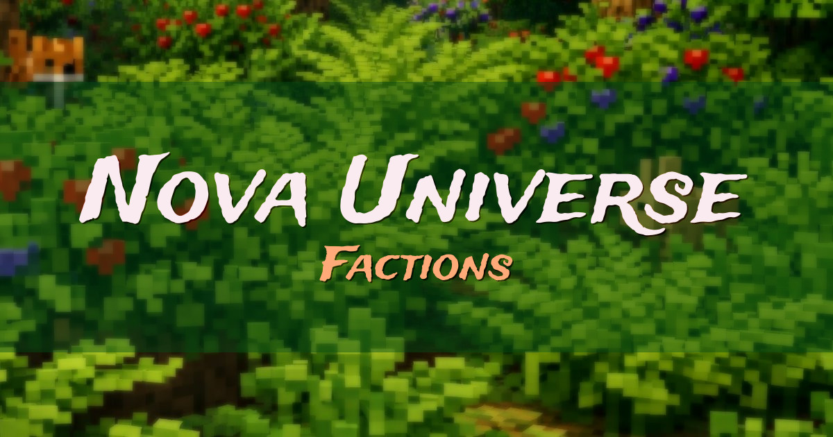 Nova Universe Factions Minecraft server