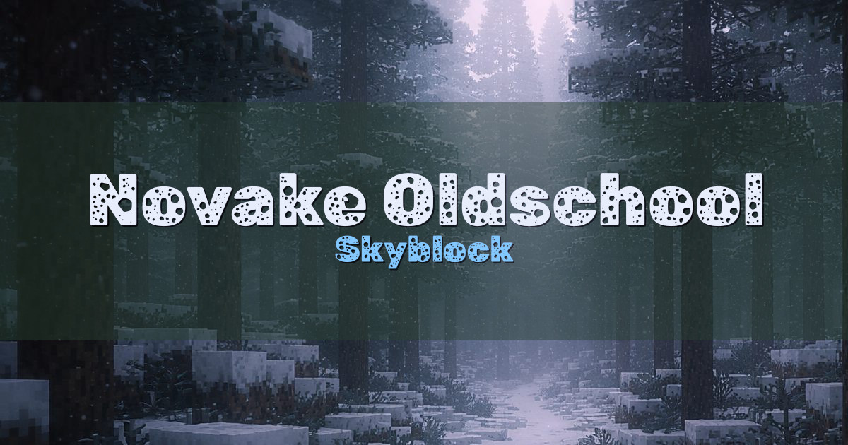Novake Oldschool SkyBlock Survival Minecraft server