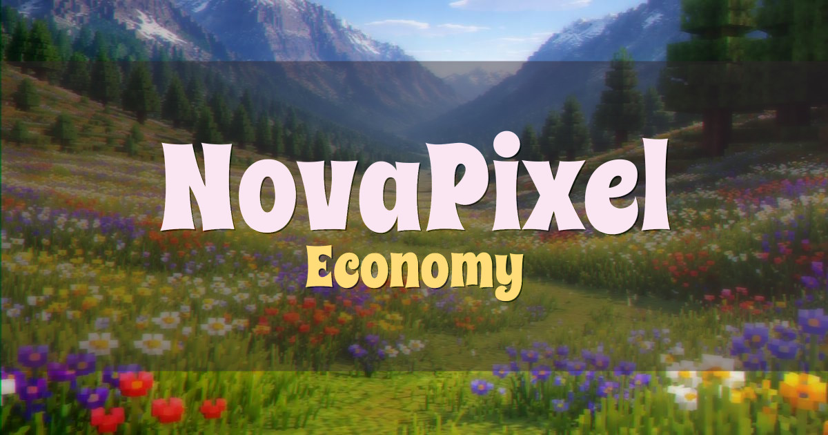NovaPixel Economy Minecraft server