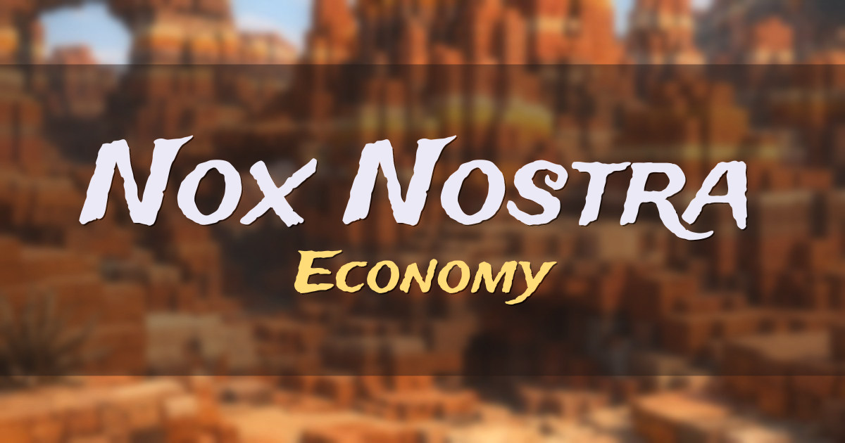 Nox Nostra Economy Minecraft server