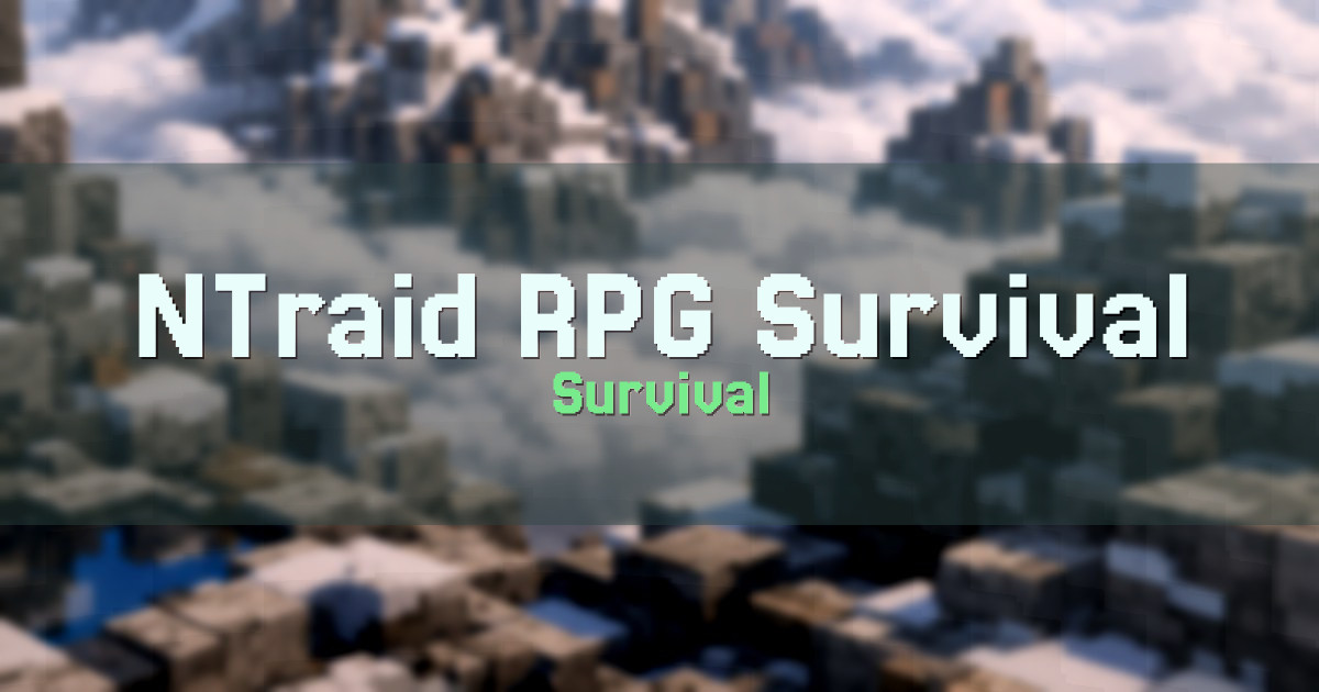 NTraid RPG Survival Server Minecraft server