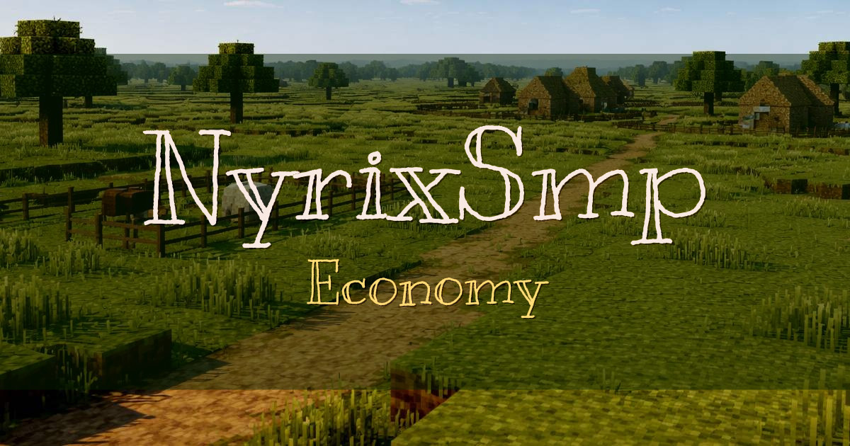 NyrixSmp Economy Minecraft server