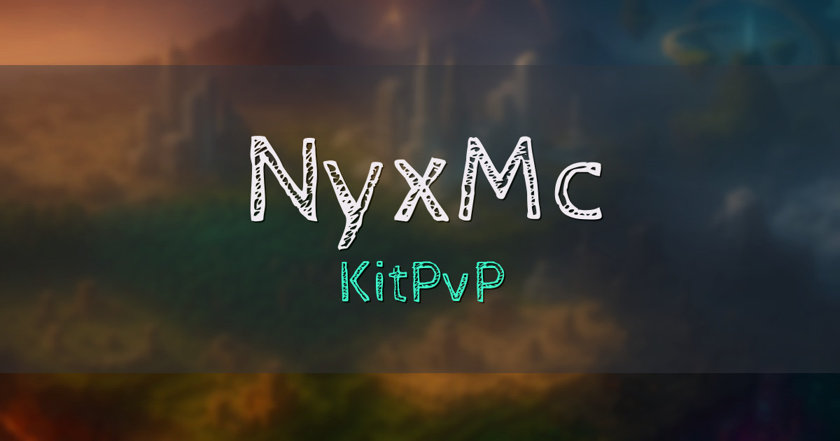 NyxMc KitPvP Minecraft server