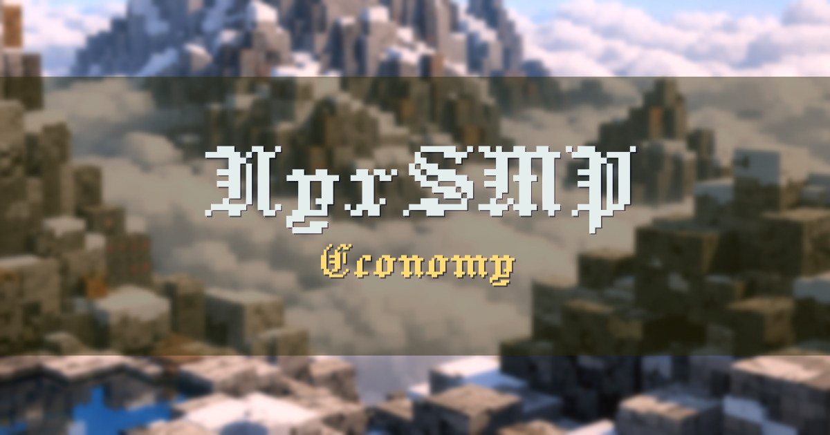 NyxSMP Economy Minecraft server